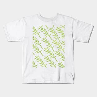 Green Branches Kids T-Shirt